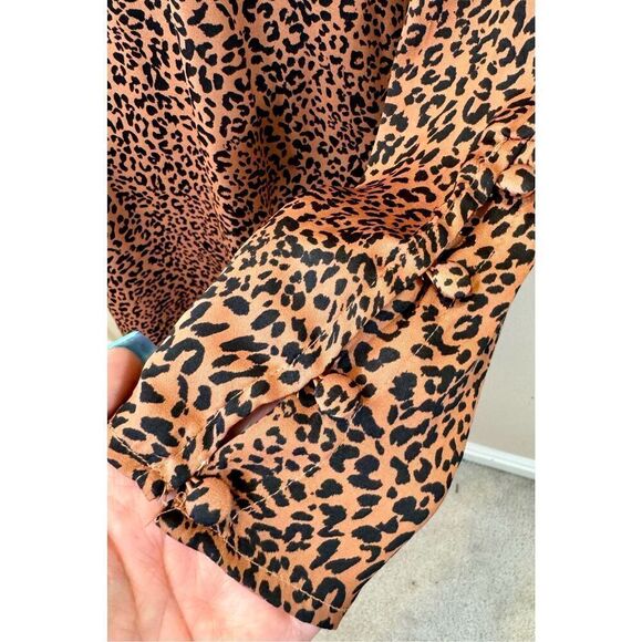 Free People Women's Loveless Animal Print Mock Neck Midi Dress Women's 2 - Picture 6 of 15